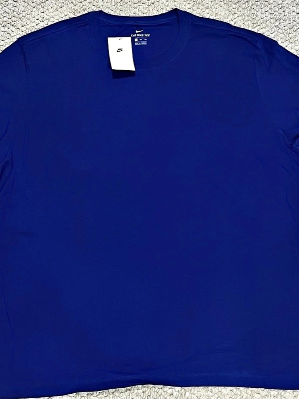 Nike The Nike Tee Short Sleeve Cotton Tee in Blue 4XL NWT